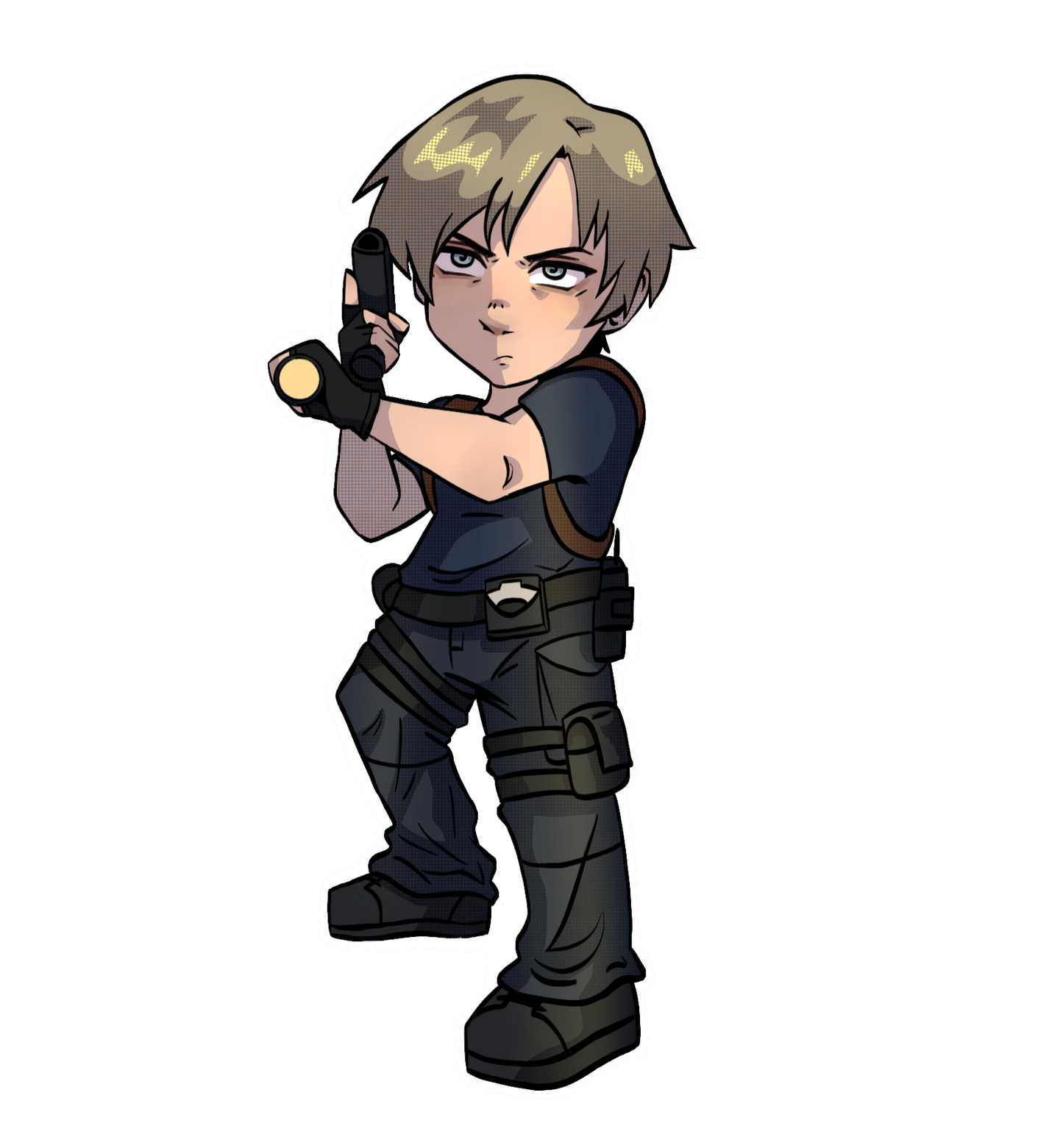 Leon Kennedy Sticker (Resident Evil)