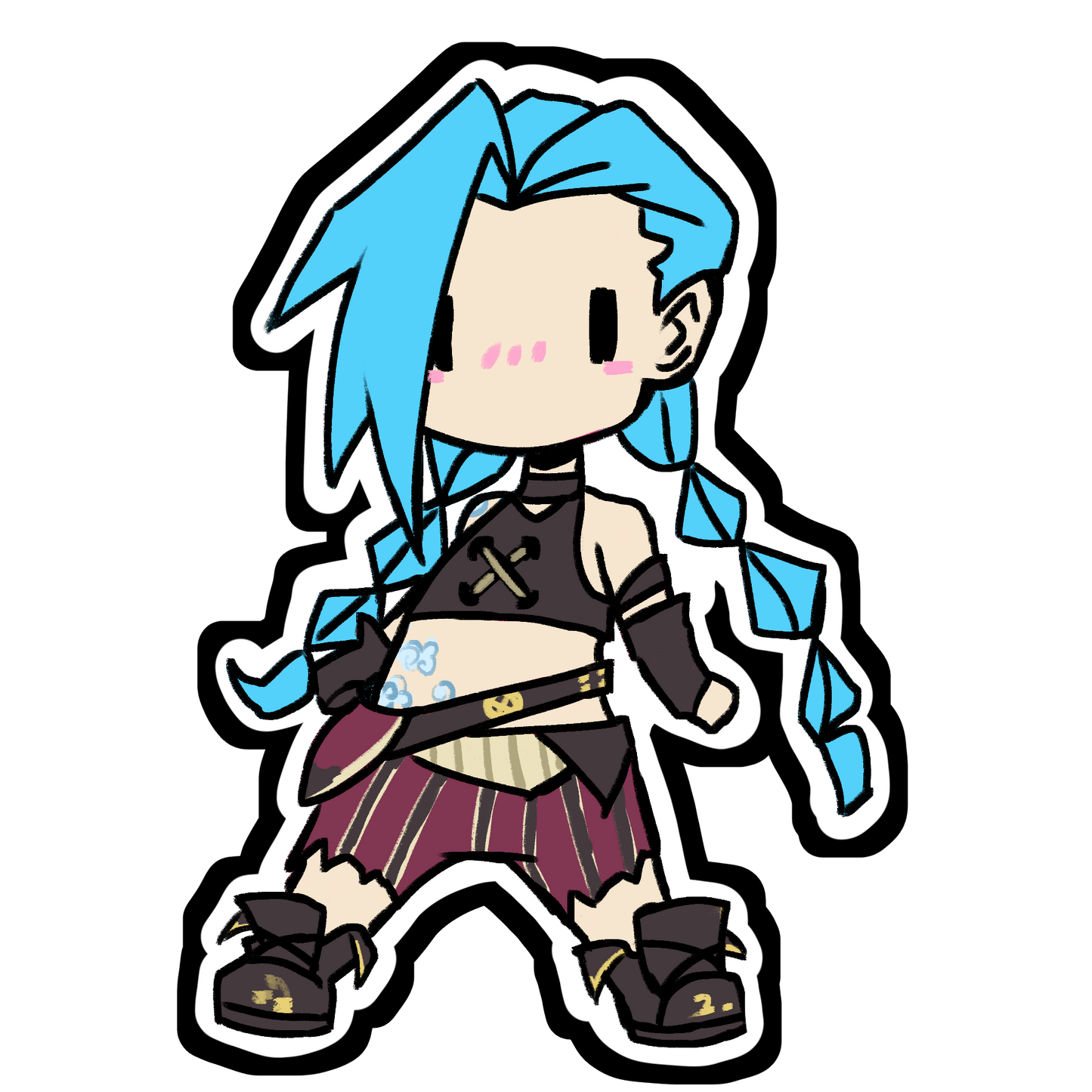 Jinx Sticker (arcane)