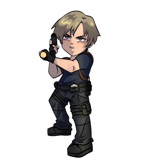 Leon Kennedy Sticker (Resident Evil)